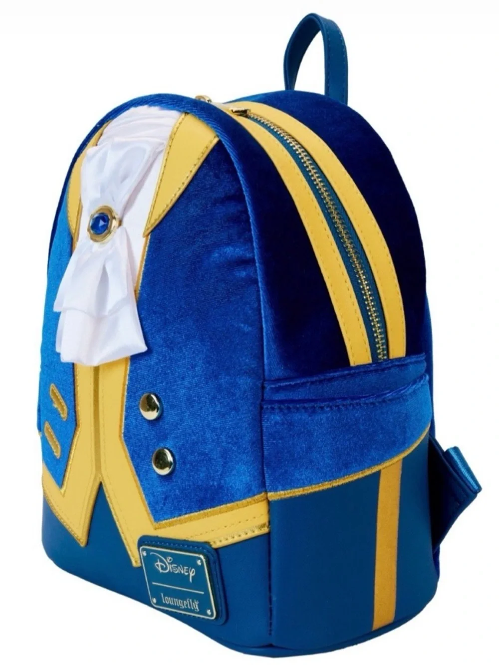 NWT Loungefly Disney Beauty And The Beast Velour Cosplay Mini Backpack RARE - Picture 2 of 8